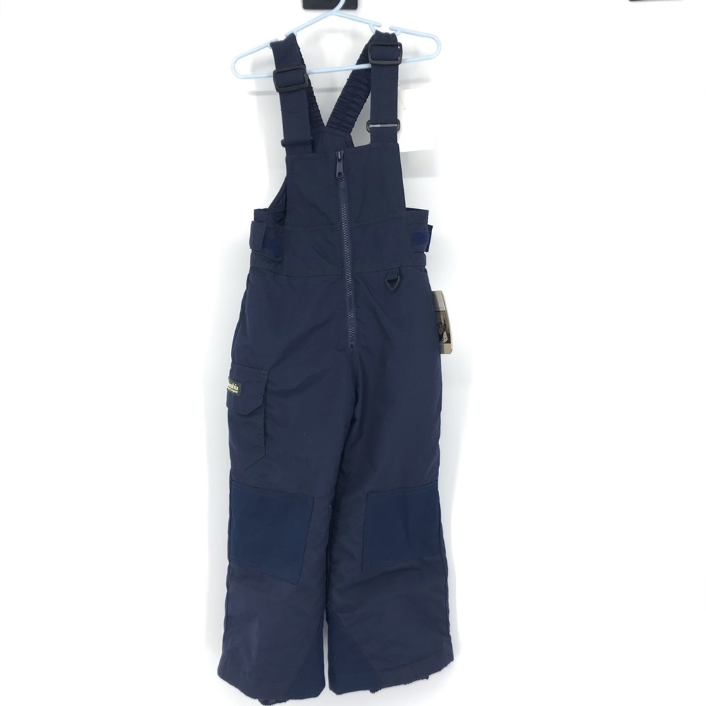 NEW Columbia Sport Wear Navy Blue Snow Bib size 4